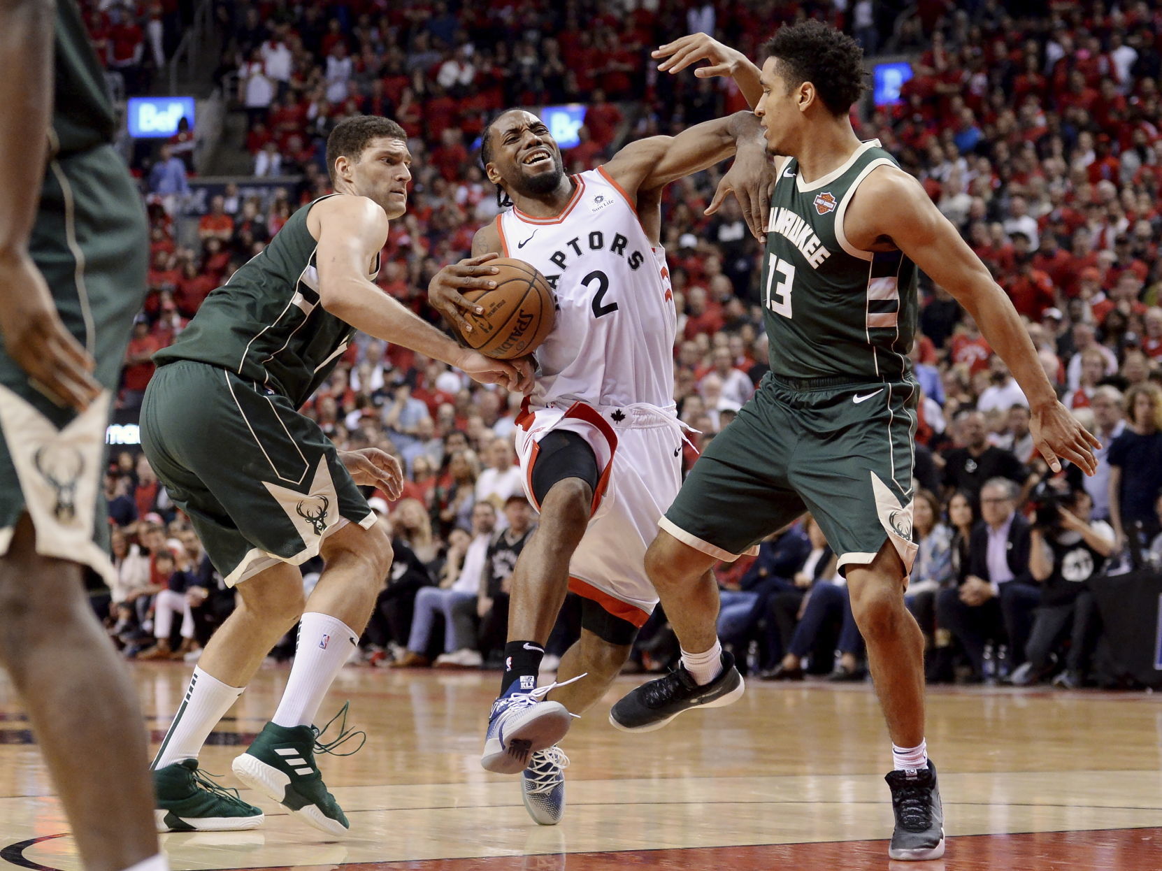 Raptors 118, Bucks 112 (2OT)